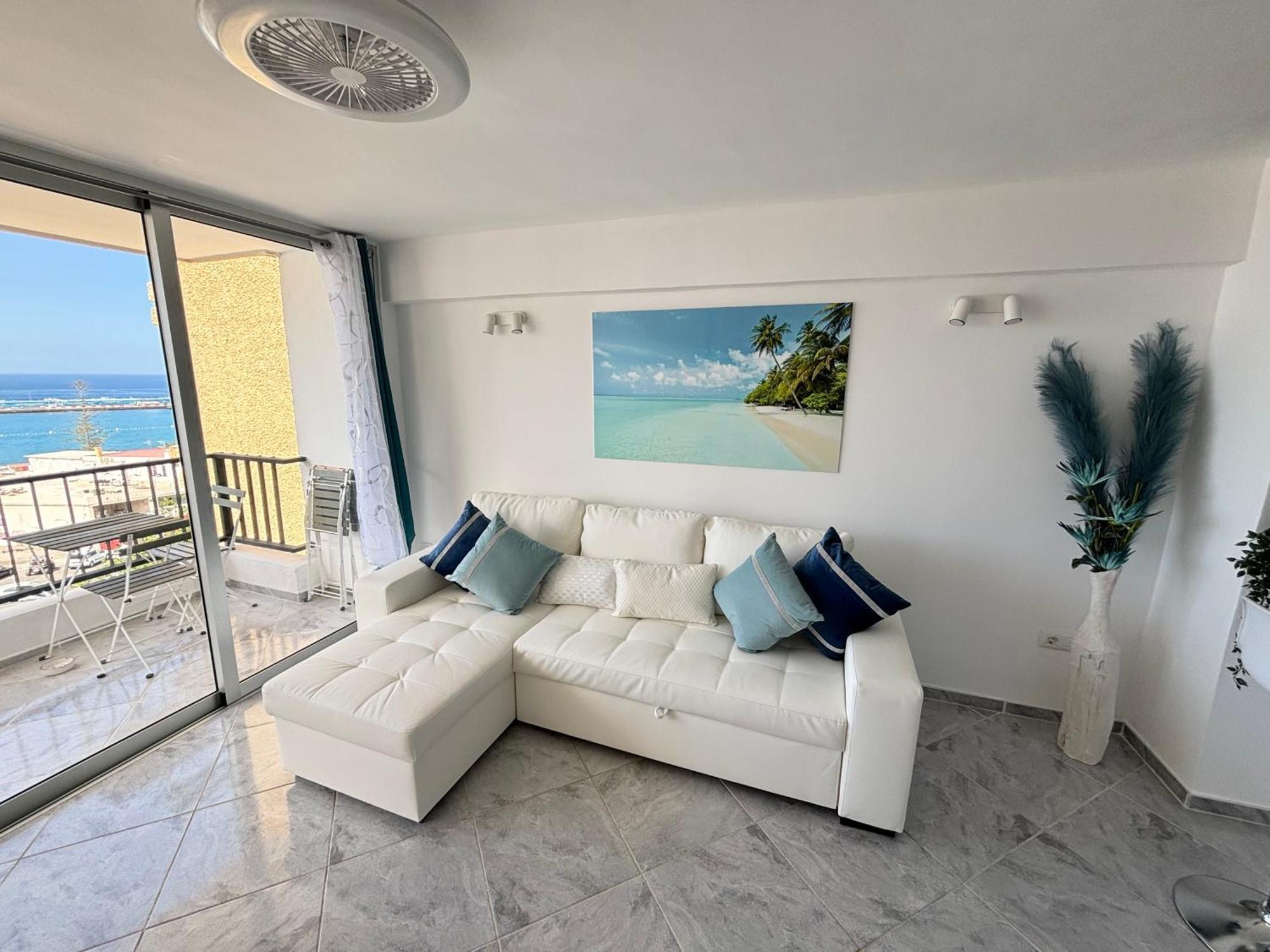 Luxury Ocean View Apartment 6Th Floor Лос Кристианос Экстерьер фото
