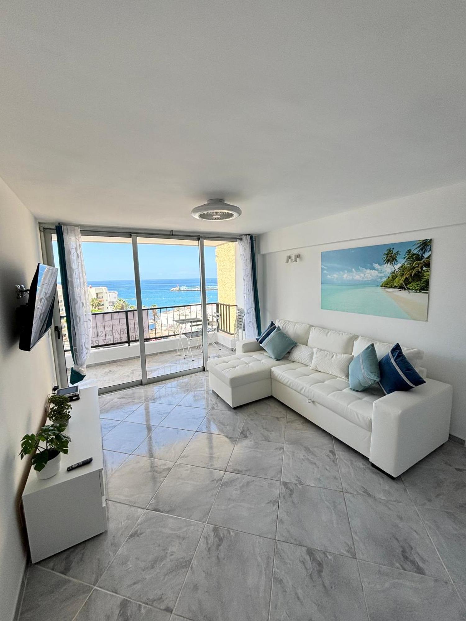 Luxury Ocean View Apartment 6Th Floor Лос Кристианос Экстерьер фото